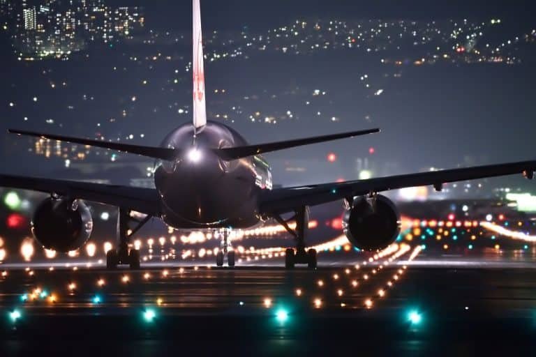 Airport transportation night flight